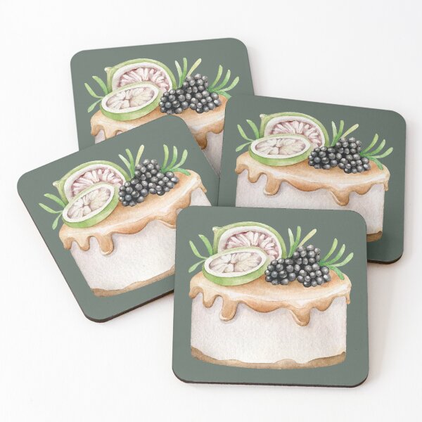 Item preview, Blackberries and Figs Tahini Cake designed and sold by Alicia Chee.