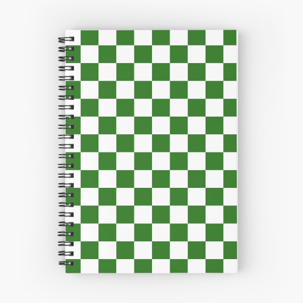 Item preview, Green and White Square Chessboard or Checker Board Grid Pattern designed and sold by RKA-Products.