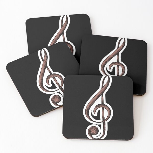 Item preview, Treble Clef (Hand Drawn) designed and sold by TheTimeMachine.