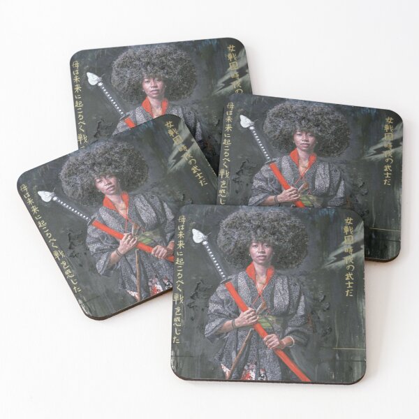 Item preview, Beautiful Afro Samurai New York Graffiti Street Art Photo Design designed and sold by boopsblunt.