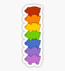 Pegatina Osos del orgullo gay