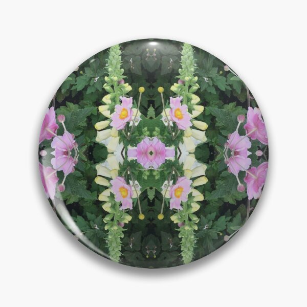Item preview, Divine Botanical - Lemon Foxglove and Delicate Pink Flower Fusion designed and sold by RoseAromas.