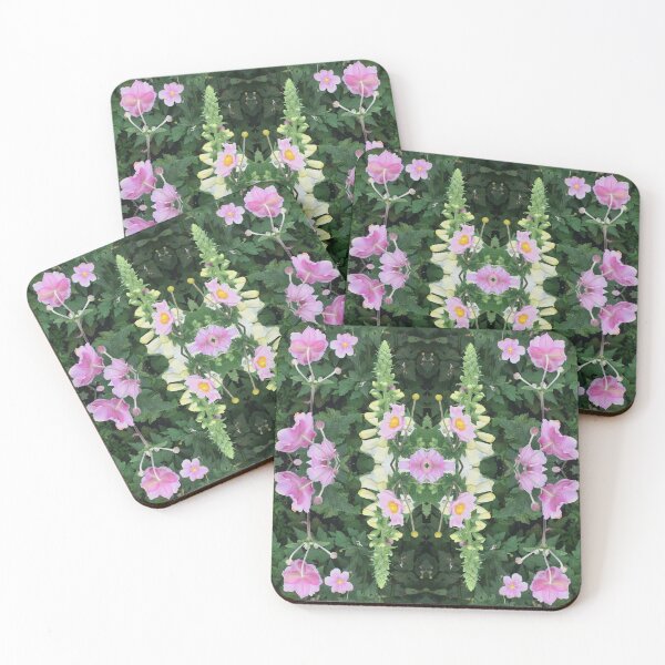 Item preview, Divine Botanical - Lemon Foxglove and Delicate Pink Flower Fusion designed and sold by RoseAromas.