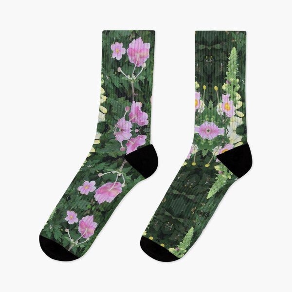 Item preview, Divine Botanical - Lemon Foxglove and Delicate Pink Flower Fusion designed and sold by RoseAromas.