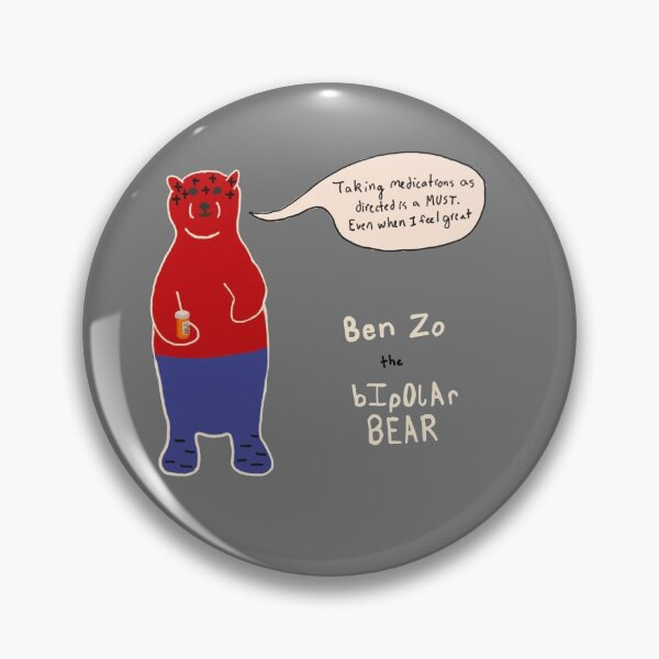 Item preview, Bipolar bear on taking medication designed and sold by ksail.
