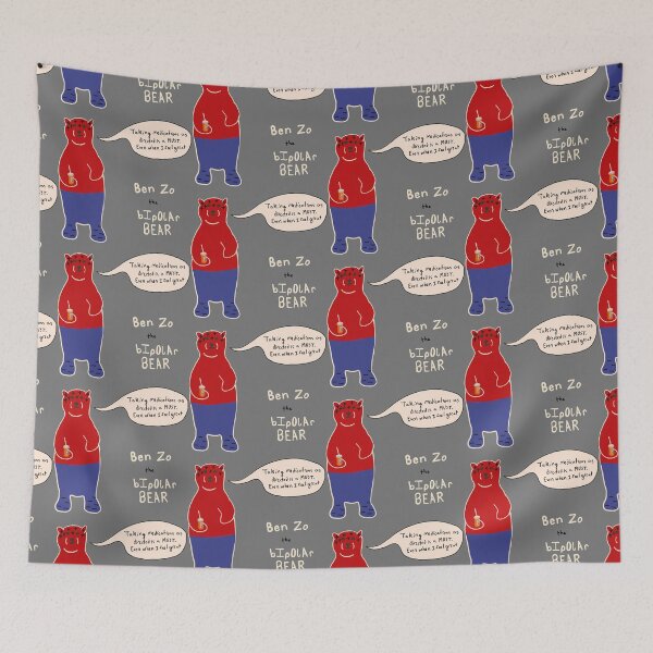 Item preview, Bipolar bear on taking medication designed and sold by ksail.