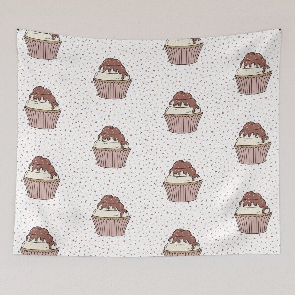 Item preview, Cupcake and Sprinkles - Chocolate Cupcake designed and sold by DesignLabMedia.