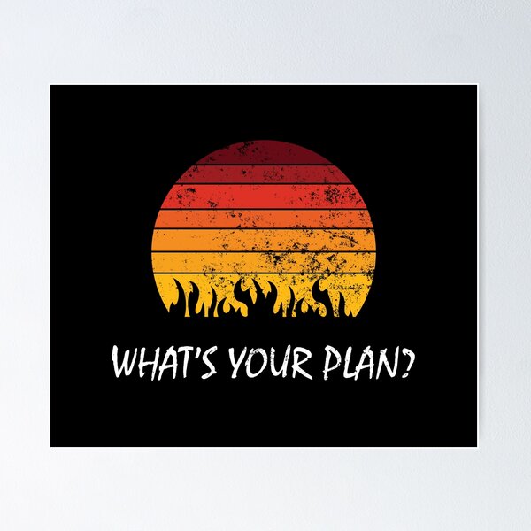 Item preview, What's Your Plan, Kirk Cameron American Campfire Revival Vintage designed and sold by almeapparel.