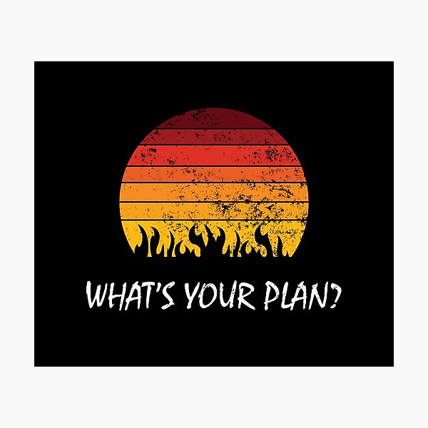 Item preview, What's Your Plan, Kirk Cameron American Campfire Revival Vintage designed and sold by almeapparel.