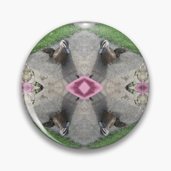 Item preview, Duck Group: Duck Mother with Duckling, Green Grass and Pink Knee designed and sold by RoseAromas.