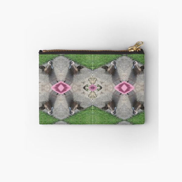 Item preview, Duck Group: Duck Mother with Duckling, Green Grass and Pink Knee designed and sold by RoseAromas.