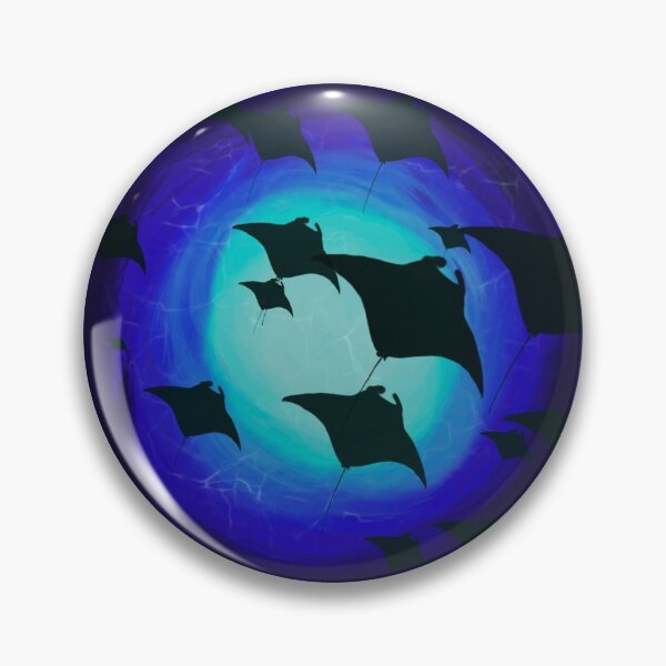 Item preview, Flock of Mantas designed and sold by GreenEyedPyrate.