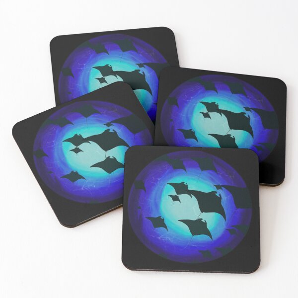 Item preview, Flock of Mantas designed and sold by GreenEyedPyrate.
