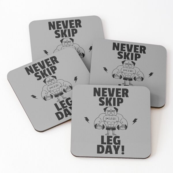 Item preview, Never Skip Leg Day! - Funny Weightlifting Dog designed and sold by alancrapopod.