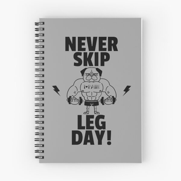 Item preview, Never Skip Leg Day! - Funny Weightlifting Dog designed and sold by alancrapopod.