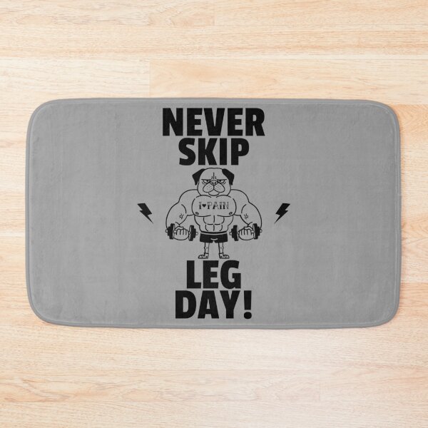 Item preview, Never Skip Leg Day! - Funny Weightlifting Dog designed and sold by alancrapopod.