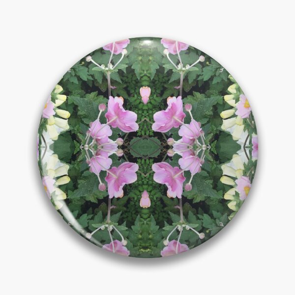Item preview, Divine Botanical - Lemon Foxglove and Delicate Pink Flower Fusion designed and sold by RoseAromas.