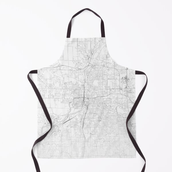 Item preview, Grand Rapids Map, Art Print By LandSartprints designed and sold by LandSartprints.