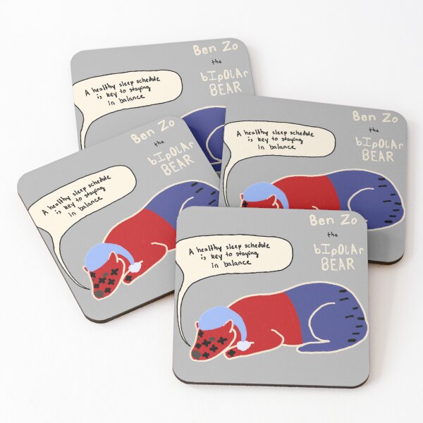 Item preview, Bipolar bear on sleep hygiene designed and sold by ksail.