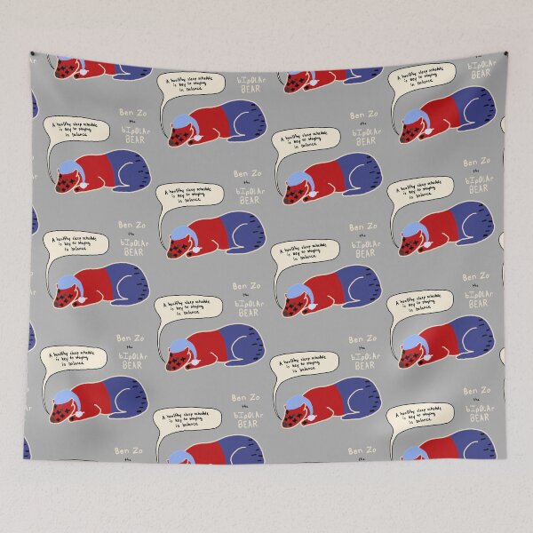 Item preview, Bipolar bear on sleep hygiene designed and sold by ksail.