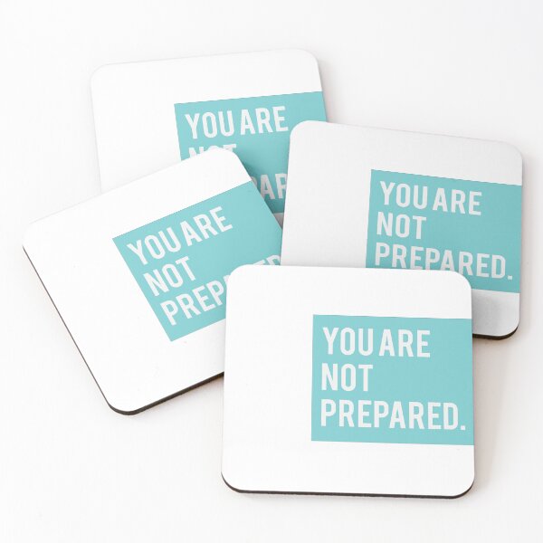 Item preview, You are not prepared. (Light Blue) designed and sold by riccagarden.