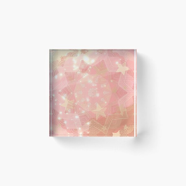 Item preview, Blush Pink Galaxy Mandala designed and sold by Kristi Duggins.