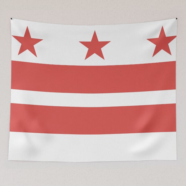 Aperçu de l'œuvre Drapeau du District de Columbia créée et vendue par flagswag.