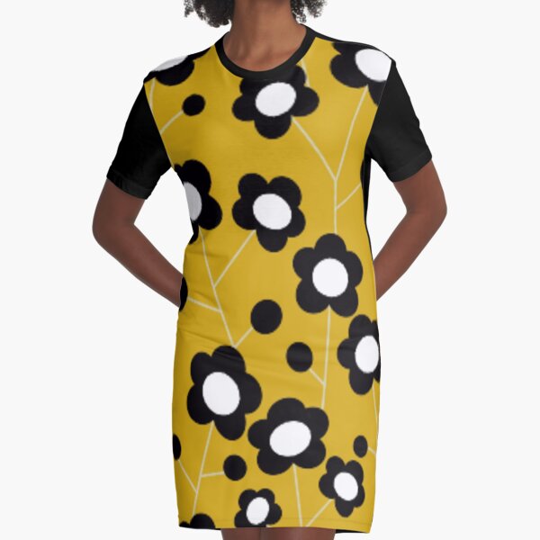 mary quant flowers Graphic T-Shirt Dress