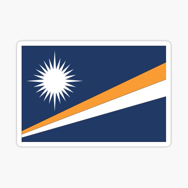 Marshall Islands Flag Sticker