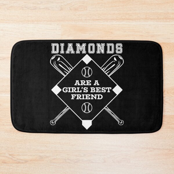 Artikelvorschau, Diamanten sind ein bester Freund der Mädchen - lustiger Baseball entworfen und verkauft von TKsTees.