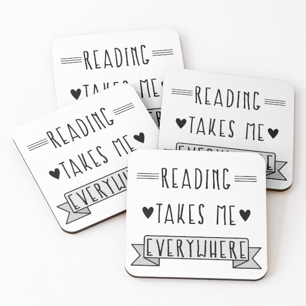 Item preview, Reading takes me everywhere  designed and sold by VikiQuick.