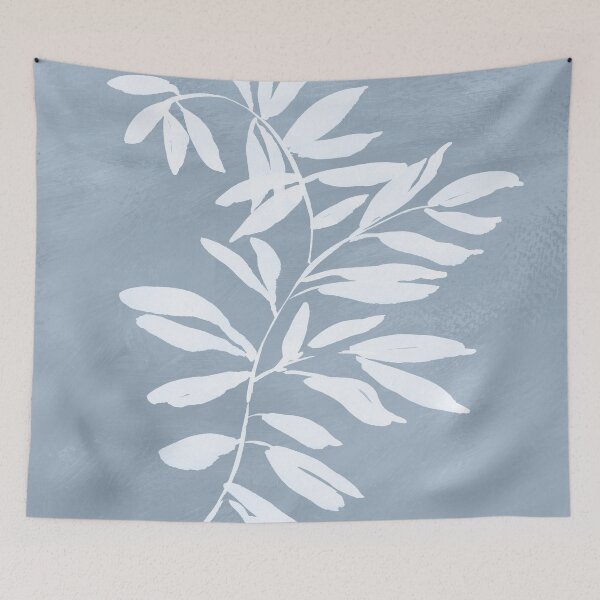 Item preview, blue botanical designed and sold by StudioArtNew.