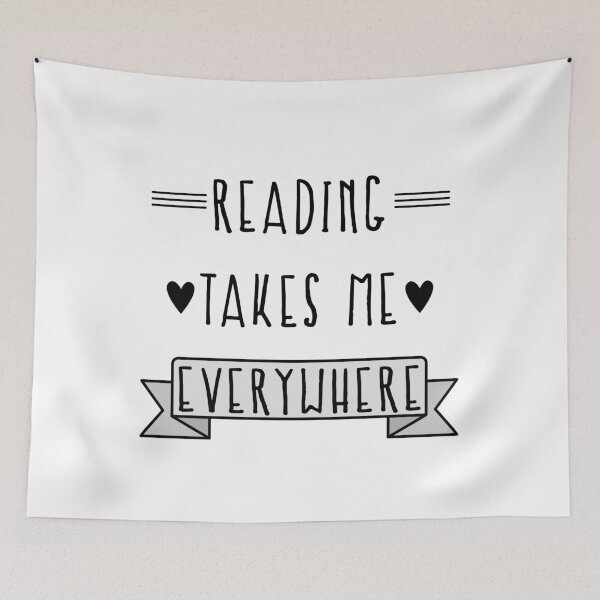 Item preview, Reading takes me everywhere  designed and sold by VikiQuick.