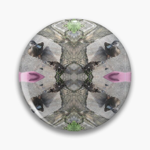 Item preview, Duck Group: Duck Mother with Duckling, Green Grass and Pink Knee designed and sold by RoseAromas.