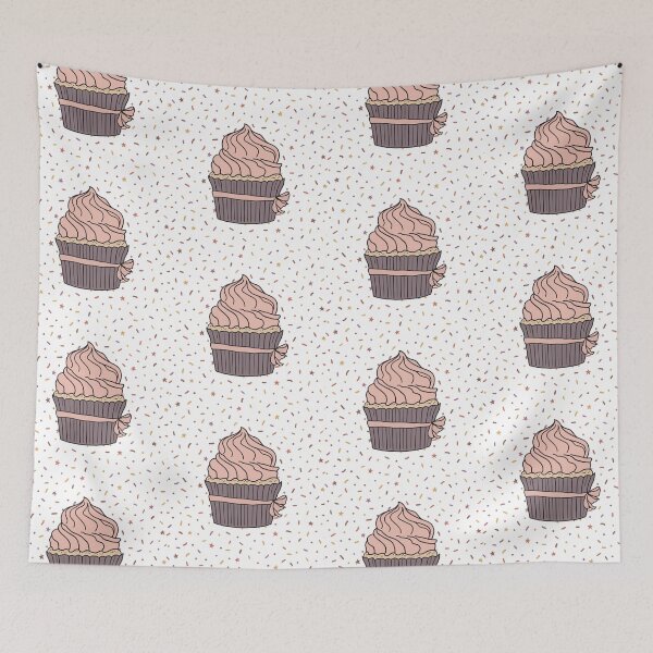 Item preview, Cupcake and Sprinkles - Pink Cupcake designed and sold by DesignLabMedia.