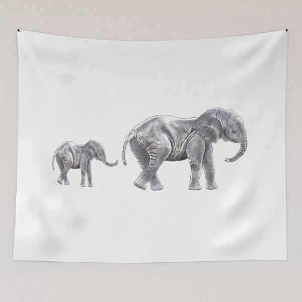 Item preview, Mama elefante, mom elephant, mommy elephant, mothers day present, baby elephant designed and sold by latiendadearyam.
