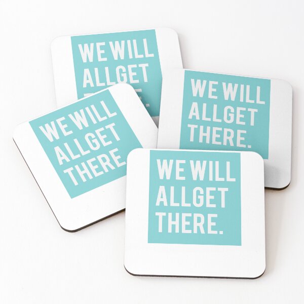 Item preview, We will all get there. (Light Blue) designed and sold by riccagarden.