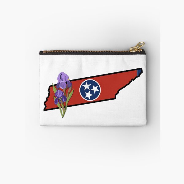 Item preview, State of Tennessee Flag with State Flower Iris 3 designed and sold by Gsallicat.
