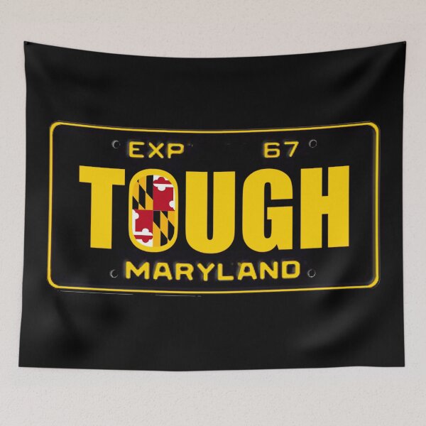 Item preview, Maryland Tough Against Covid19: Vintage 1967 License Plate  designed and sold by Mark Jesus-Allen.