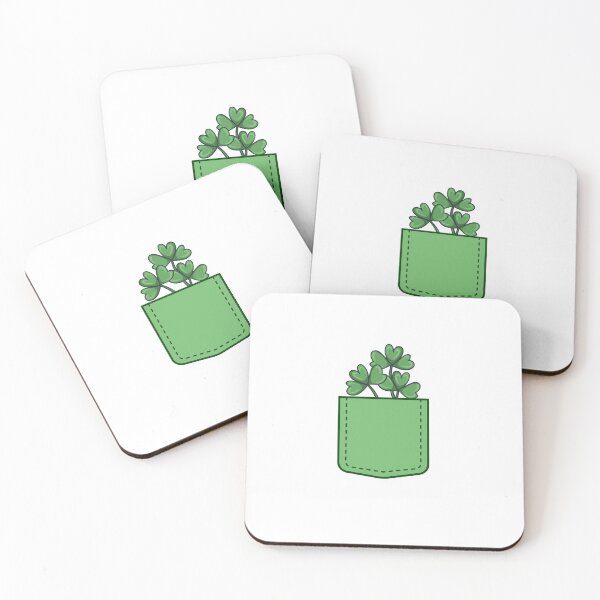 Item preview, Lucky Clovers in Green Pocket designed and sold by RKA-Products.