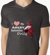I love my betta Men's V-Neck T-Shirt