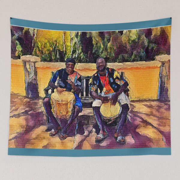 Item preview, African Brothers Playing the Rhythm of Life designed and sold by MugsNstuff Live Love Create!.