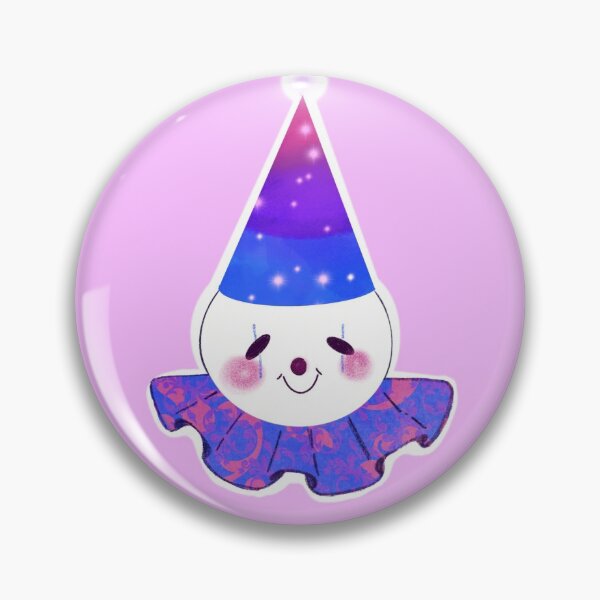 Item preview, Bi pride clown designed and sold by PaintWaterPro.