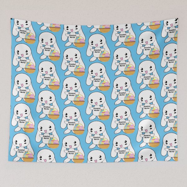 Item preview, Cute Easter Bunny Essential Worker designed and sold by WhimsicaliTee.