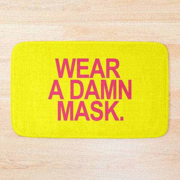 Item preview, Wear a damn mask - hot pink 2 font designed and sold by Thelittlelord.