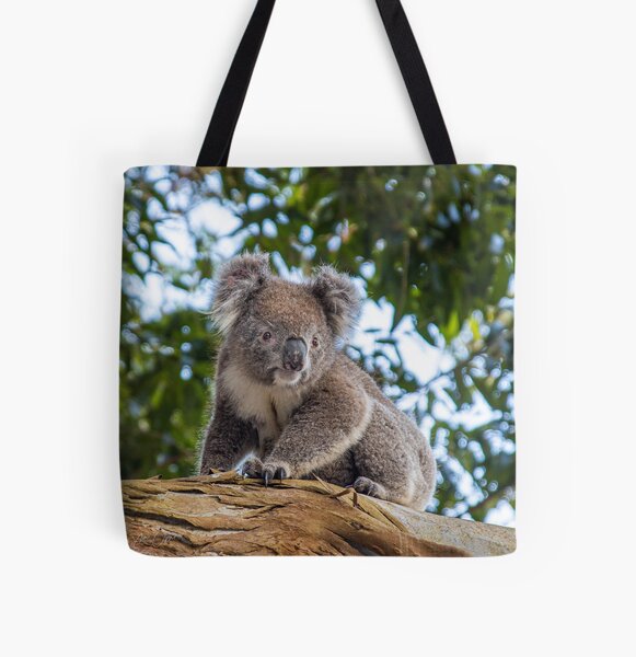 Posing Koala All Over Print Tote Bag