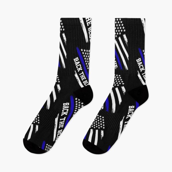 Item preview, Back the Blue Thin Blue Line American Flag Police Support designed and sold by BaseStore.