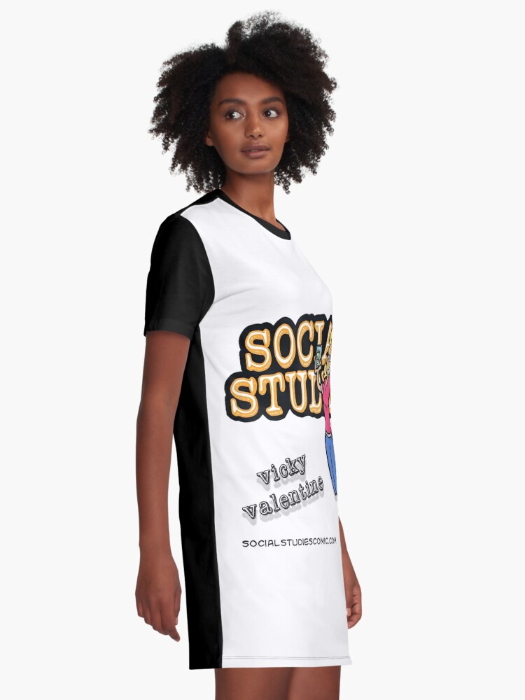 Alternate view of Vicky Dancing Graphic T-Shirt Dress