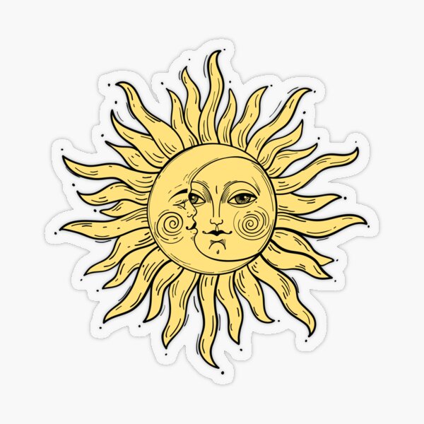 Item preview, Sun and Moon  designed and sold by KushKenz-Art.