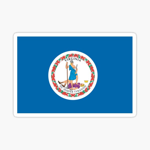 Virginia Flag Sticker